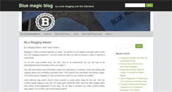Desktop Screenshot of bluemagicblog.com